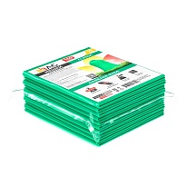 Мешки для мусора 160 л, зеленые, в пачке 10 шт., ПВД, 40 мкм, 900х1100 мм, i-Bag в Иркутске