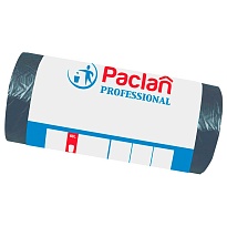 Мешки для мусора 60 л, черные, в рулоне 50 шт., ПНД, 6,2 мкм, 800х600 мм, PACLAN Professional, 604078 в Иркутске