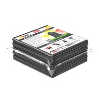 Мешки для мусора 160 л, серые, в пачке 10 шт., ПВД, 40 мкм, 900х1100 мм, i-Bag в Иркутске