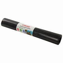 Мешки для мусора 240 л, черные, в рулоне 10 шт., ПВД 50 мкм, 1400х900 мм, LAIMA, 605337 в Иркутске