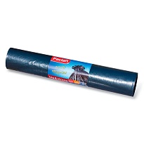 Мешки для мусора 240 л, черные, в рулоне 20 шт., ПВД 35 мкм, 1400х900 мм, PACLAN Big&Strong, 600823 в Иркутске